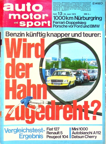 Deckblatt Auto Motor und Sport (13/1973)